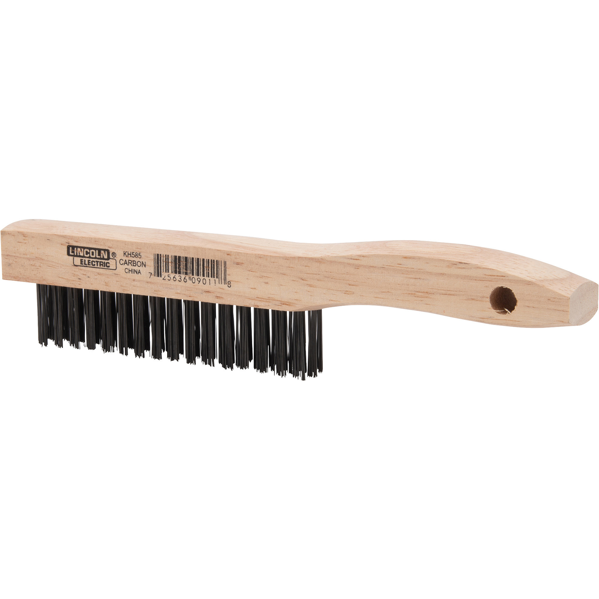 Lincoln Electric Wire Brush, Carbon Steel Wire, 2in. x 9in., Model# KH585
